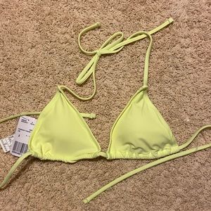 Forever 21 yellow bikini top